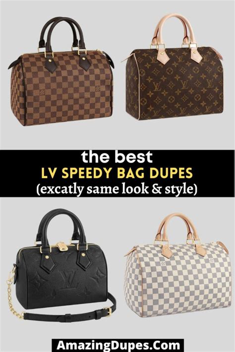 lv speedy dupe bags|lv speedy bag sizes.